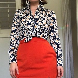 Flower Power Button Down